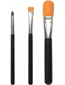3 make-up borstels