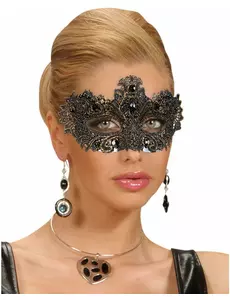 Loup antique or avec pierres adulte