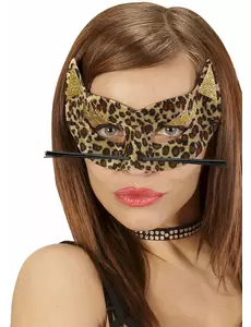 Masker met luipaard print voor vrouwen