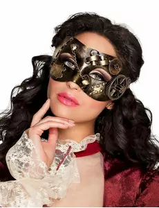 Loup steampunk rouages adulte