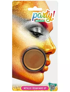 Maquillage métallique doré