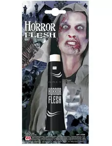 Schmink grijze tint Halloween make up