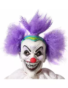 Masque clown déjanté adulte