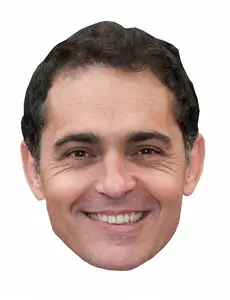 Kartonnen overvaller masker Pedro Alonso