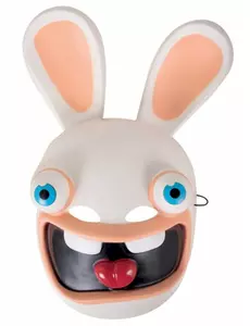 Masque en plastique Lapins Crétins™
