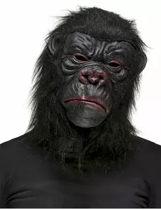 Masque gorille noir adulte
