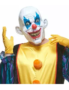 Masque latex clown diabolique adulte