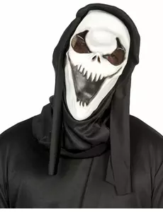 Donker schedel latexmasker