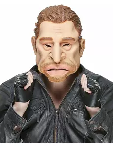 Masque humoristique en latex Johnny adulte