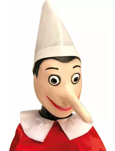 Volwassen Pinocchio™ latexmasker