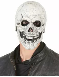 Masque latex squelette moqueur adulte