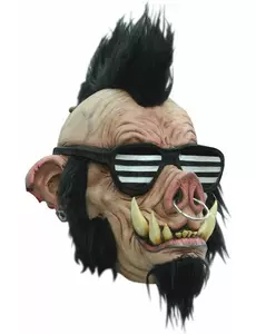 Punk wild zwijn masker voor volwassen