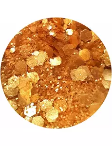 Biologisch afbreekbare glitter goud Woestijn koningin - Si si la paillette