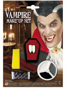 Halloween Vampier schmink set voor volwassenen