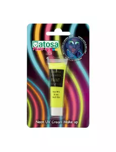 Neon gele UV make-up tube