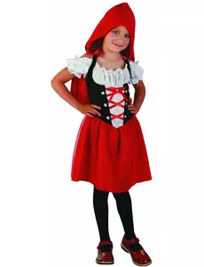 Déguisement chaperon rouge classique fille, Taille: 7–9 ans (120–130 cm)