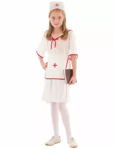 Déguisement infirmière fille, Taille: 7–9 ans (120–130 cm)