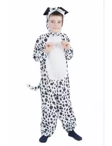 Dalmatiërpak voor kinderen, Maat: 7–9 jaar (120–130 cm)