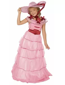 Déguisement dame du sud rose fille, Taille: 5–7 ans (128 cm)