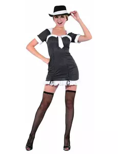 Gangster outfit voor vrouwen, Maat: Medium