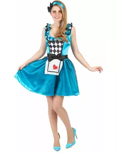 Wonderland outfit voor dames, Maat: Medium