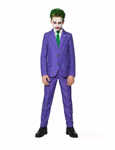 Mr. Joker™ Suitmeister™ kostuum voor kinderen, Maat: 8–10 jaar (122–128 cm)