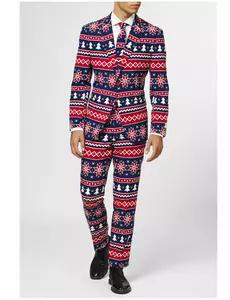 Mr. Nordic Xmas Opposuits™ kostuum voor mannen, Maat: Medium (EU 48–50)