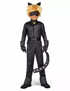 Déguisement complet Chat Noir Miraculous™ enfant, Taille: 9–11 ans (140–148 cm)