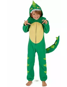 Déguisement de Dinosaure Enfant, Taille: 5–6 ans (S)