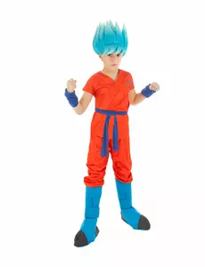 Déguisement Goku Saiyan Super Dragon ball™ enfant, Taille: 9–10 ans (140 cm)