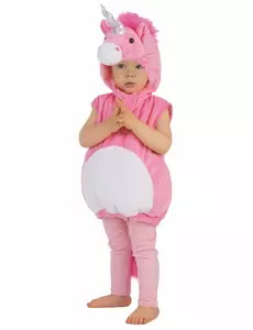 Roze eenhoorn kostuum voor kinderen, Maat: 3–4 jaar (98–104cm)