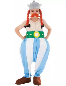 Asterix en Obelix™ Obelix kostuum voor kinderen, Maat: 7–8 jaar (128 cm)