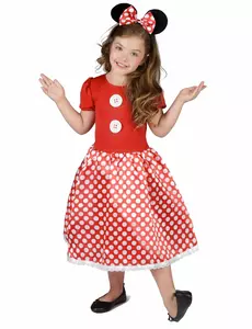 Mini muis kostuum voor meisjes, Maat: 5–6 jaar (S)