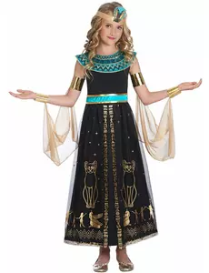 Déguisement éblouissante Cléopâtre fille, Taille: 6–8 ans (128 cm)