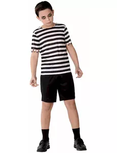 Duistere familie kostuum voor jongens, Maat: 5–6 jaar (115/130 cm)