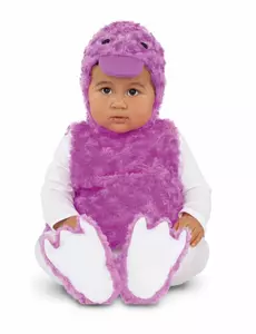 Déguisement petit canard peluche lilas, Taille: 12–18 mois (80 cm)