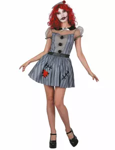 Dodelijke pop outfit voor dames, Maat: Medium