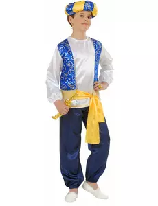 Déguisement prince arabe enfant, Taille: 8–10 ans (140 cm)