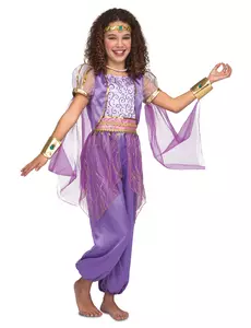 Déguisement princesse orientale violette fille, Taille: 6 ans (110–122 cm)