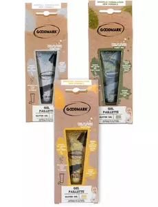 Gel pailleté 28 ml, Couleur: Argenté