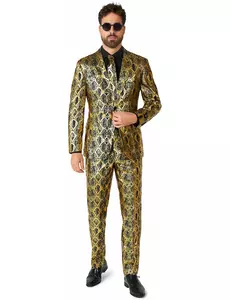 Glimmende slang volwassen Opposuits™ kostuum, Maat: Small/Medium (EU 48)