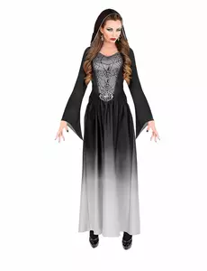 Déguisement dame vampire gothique blanche femme, Taille: Large