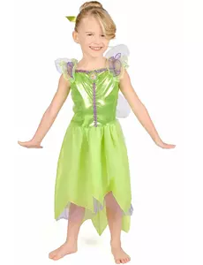 Tinkelbel™ vermomming klassiek kind, Maat: 3–4 jaar (97–109 cm)