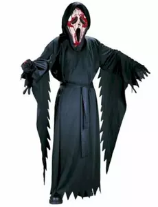 Déguisement Ghost Face ensanglanté enfant - Scream™, Taille: 8–10 ans (124–137 cm)