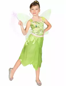 Déguisement la Fée Clochette™ basique fille, Taille: 3–4 ans (97–109 cm)