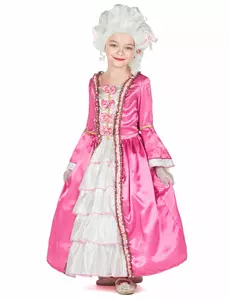 Déguisement Marie-Antoinette enfant, Taille: 7–9 ans(120–130 cm)