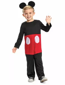 Mickey Mouse klassiek kinderkostuum, Maat: 2 jaar (84–91 cm)