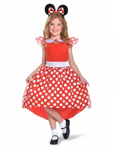 Klassiek rood kostuum Minnie™ voor meisjes, Maat: 3–4 jaar (97–109 cm)