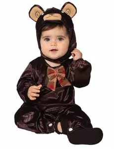 Kostuum teddybeer Baby, Maat: 12–24 maanden (88 cm)