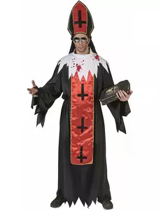 Volwassen horror paus vermomming, Maat: Small/Medium